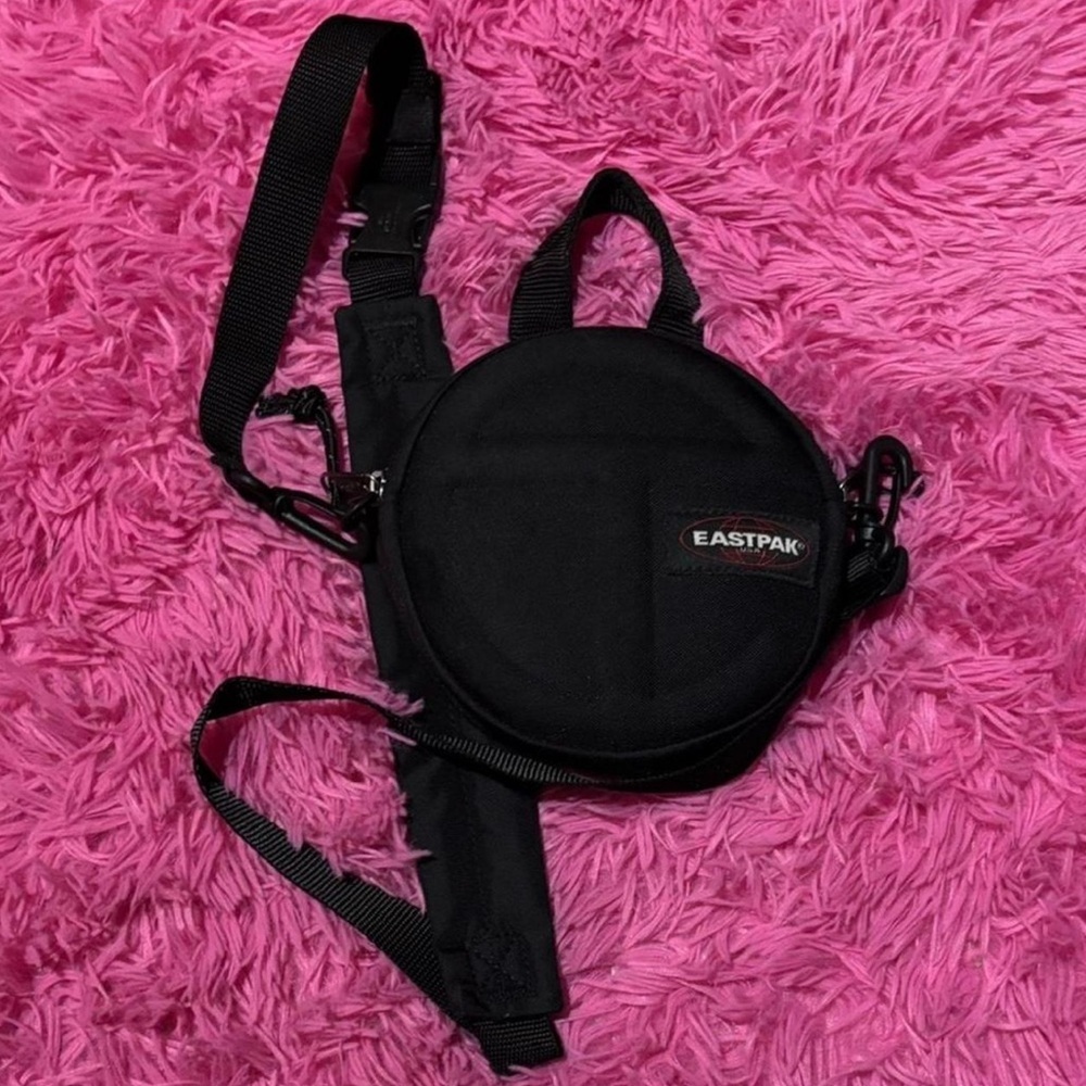 Telfar x Eastpak Black Circular Crossbody Bag